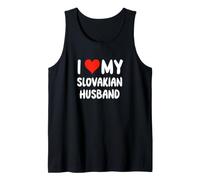 I Love My Slovakian Husband - Heart - Cute - Slovakia Tank Top
