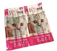 I Love My - Snack Sized Cat Sticks (Salmon)