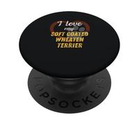 I love my Soft Coated Wheaten Terrier | Dog Lover PopSockets Adhesive PopGrip
