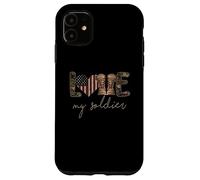 I Love My Soldier Military Army Wife USA Camour Flag Case for iPhone 11