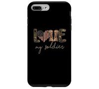 I Love My Soldier Military Army Wife USA Camour Flag Case for iPhone 7 Plus/8 Plus
