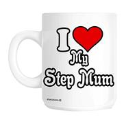 I Love My Step Mum Novelty Gift Mug