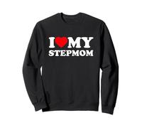 I Love My Stepmom Heart Family Grandma Step-Mom Sweatshirt