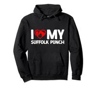 I Love My Suffolk Punch Horse Horseback Riding Pullover Hoodie