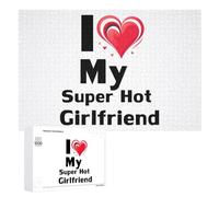 I Love My Super Hot Girlfriend Jigsaw Puzzles for Adult Family Activities Games Home Decor Puzzle 1000 PCS