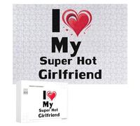 I Love My Super Hot Girlfriend Jigsaw Puzzles for Adult Family Activities Games Home Decor Puzzle 300 PCS