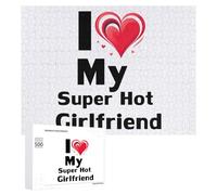 I Love My Super Hot Girlfriend Jigsaw Puzzles for Adult Family Activities Games Home Decor Puzzle 500 PCS