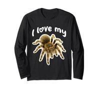 I Love My Tarantula - Curly Hair Tarantula Long Sleeve T-Shirt