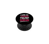 I Love My Teenager Even When I Need to Scream Mom PopSockets Adhesive PopGrip