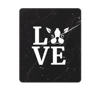I Love My Terrier Mouse Mat Durable Mouse Pad Soft Desk Mat For Travel Work Computer 25X30Cm