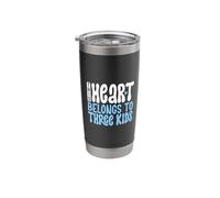I Love My Three Kids Stainless Steel Insulated Tumbler