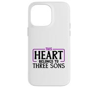 I love my three sons Case for iPhone 14 Pro Max