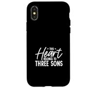 I love my three sons Case for iPhone X/XS