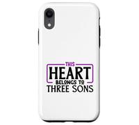 I love my three sons Case for iPhone XR