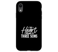 I love my three sons Case for iPhone XR