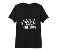 I Love My Three sons Premium T-Shirt