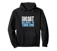I love my three sons Pullover Hoodie