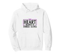 I love my three sons Pullover Hoodie