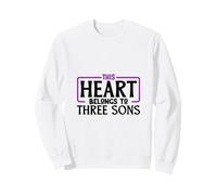 I love my three sons Sweatshirt