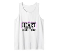 I Love My Three sons Tank Top
