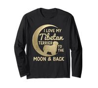 I Love My Tibetan Terrier to The Moon and Back Long Sleeve T-Shirt