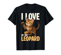 I Love My Tiny Leopard Bengal Cat Kitten T-Shirt