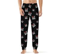 I Love My Trans Wife Men's Pajama Pants Lightweight Pjs Bottoms Lounge Pants Sleepwear Soft