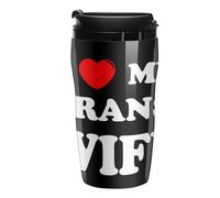 I Love My Trans Wife Printed Coffee Mugs Insulated Travel Mug Reusable Water Cup with Lid for Home Outdoor 9 OZ /12 OZ