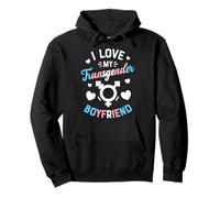 I Love My Transgender Boyfriend T shirt Gay Pride LGBT Flag Pullover Hoodie