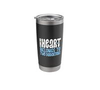 I Love My Two Daughters Stainless Steel Insulated Tumbler