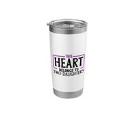 I Love My Two Daughters Stainless Steel Insulated Tumbler
