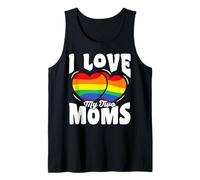 I Love My Two Moms Gay Pride LGBT Tank Top