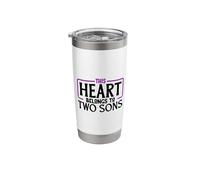 I Love My Two sons Stainless Steel Insulated Tumbler