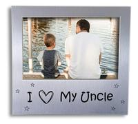 I Love My Uncle Photo Frame - Gift For Uncle - Uncle Gift Idea - Birthday Keepsake Present for Uncle Picture - 5 x 3.5 inch - Style 3