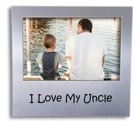 I Love My Uncle Photo Frame - Gift For Uncle - Uncle Gift Idea - Birthday Keepsake Present for Uncle Picture - 5 x 3.5 inch