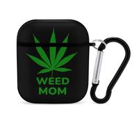 I Love My Weed1 Mom Novelty Earphone Case Cover Compatible for AirPods 1&2 Headphone Earbuds Cases
