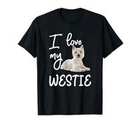 I Love My Westie Dog Tshirt West Highland Terrier T-Shirt