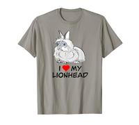 I Love My White Blue Eyed Lionhead Rabbit T-Shirt