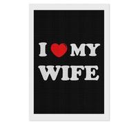 I Love My Wife Diamond 5D Painting Kits for Adult Beginners Square Full Drill DIY Wall Art Craft Decor Gift 8"x12"