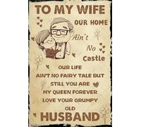 I Love My Wife Poster To My Wife Metal Signs You Are Braver Than You Believe Metal Tin Signs For Husband Gifts From Husband Anniversary Decor Gift for Her 12x16 Inch
