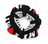 I Love My Wife Women Ponytail Holders Satin Scrunchies Stylish Hair Elastics & Ties