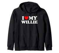 I Love My Willie Zip Hoodie