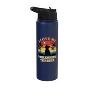 I Love My Yorkshire Terrier - Dog Lover - Yorkshire Terrier Stainless Steel Insulated Water Bottle