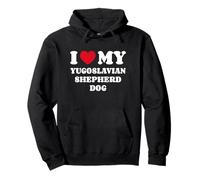 I Love My Yugoslavian Shepherd Dog Sarplaninac Pullover Hoodie