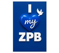 I Love My ZPB - Zeta Phi Beta - Greek Journals - Divine 9: 6x9 Blank Journal/Notebook