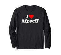 I love Myself with a red heart Long Sleeve T-Shirt
