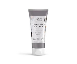 I LOVE Naturals Hand Lotion Tonka Bean & Myrrh Nourishing Moisturiser with Shea Butter & Aloe Vera Hydrating, Soothing & Fast-Absorbing Vegan & Cruelty-Free 100ml
