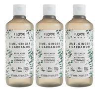I Love Naturals Lime, Ginger & Cardamom Body Wash with Essential Oils 500ml