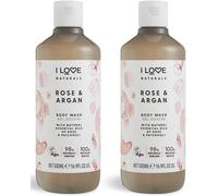 I Love Naturals Rose & Argan Body Wash with Essential Oils 500ml