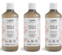 I Love Naturals Rose & Argan Body Wash with Essential Oils 500ml